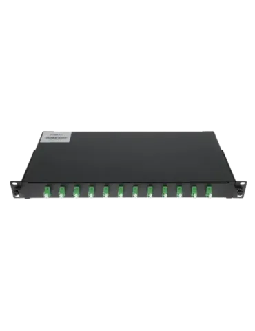 MARCA BLANCA Patch panel de fibra - 12 puertos LC/APC Duplex - Bandeja