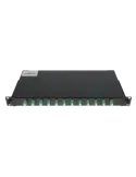 MARCA BLANCA Patch panel de fibra - 12 puertos LC/APC Duplex - Bandeja