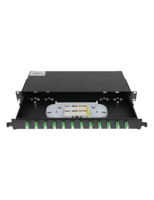 MARCA BLANCA Patch panel de fibra - 12 puertos LC/APC Duplex - Bandeja
