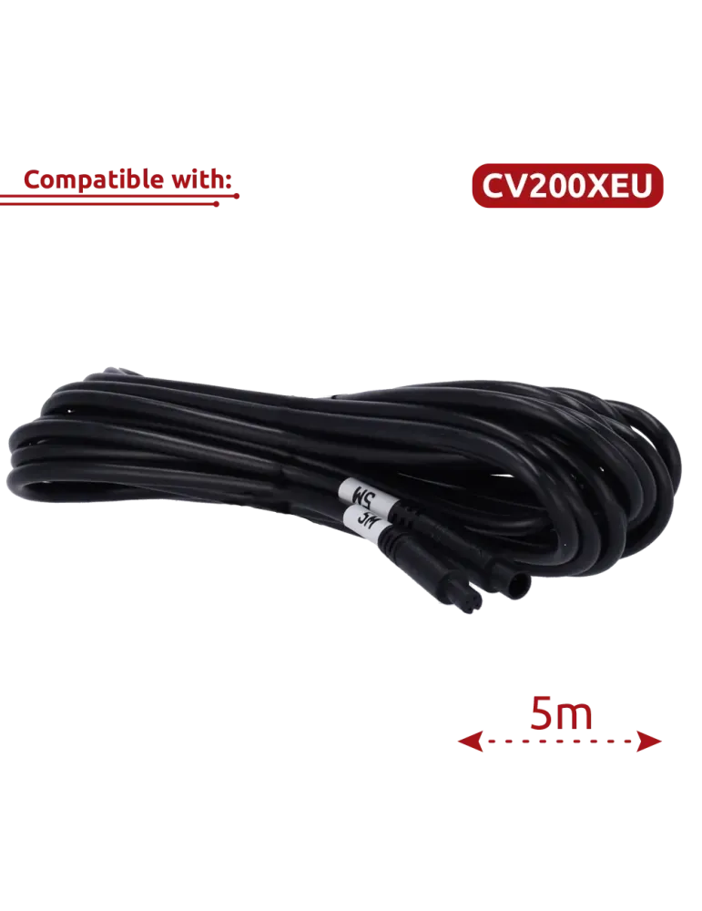 QUECLINK Cable extensor para cámara B2B-5M - Longitud 5M - Compatible