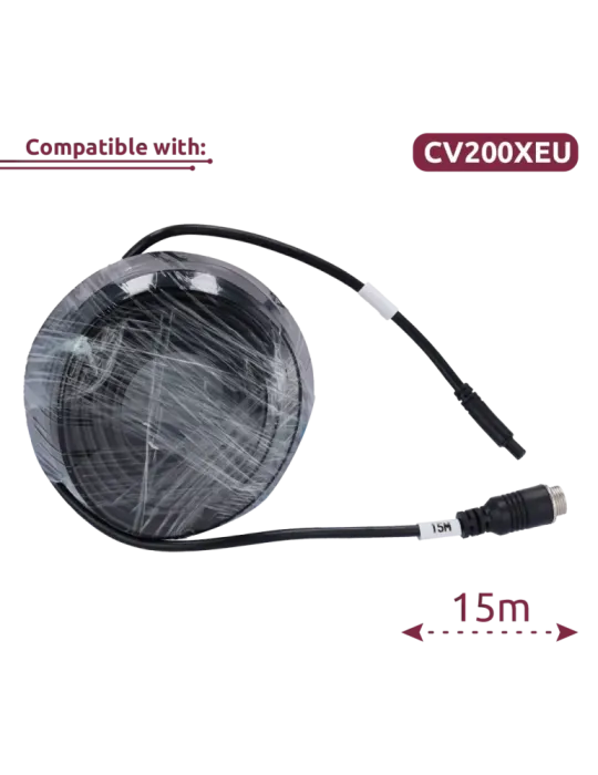QUECLINK Cable extensor para cámara A2B-15M - Longitud 15M - Compatibl