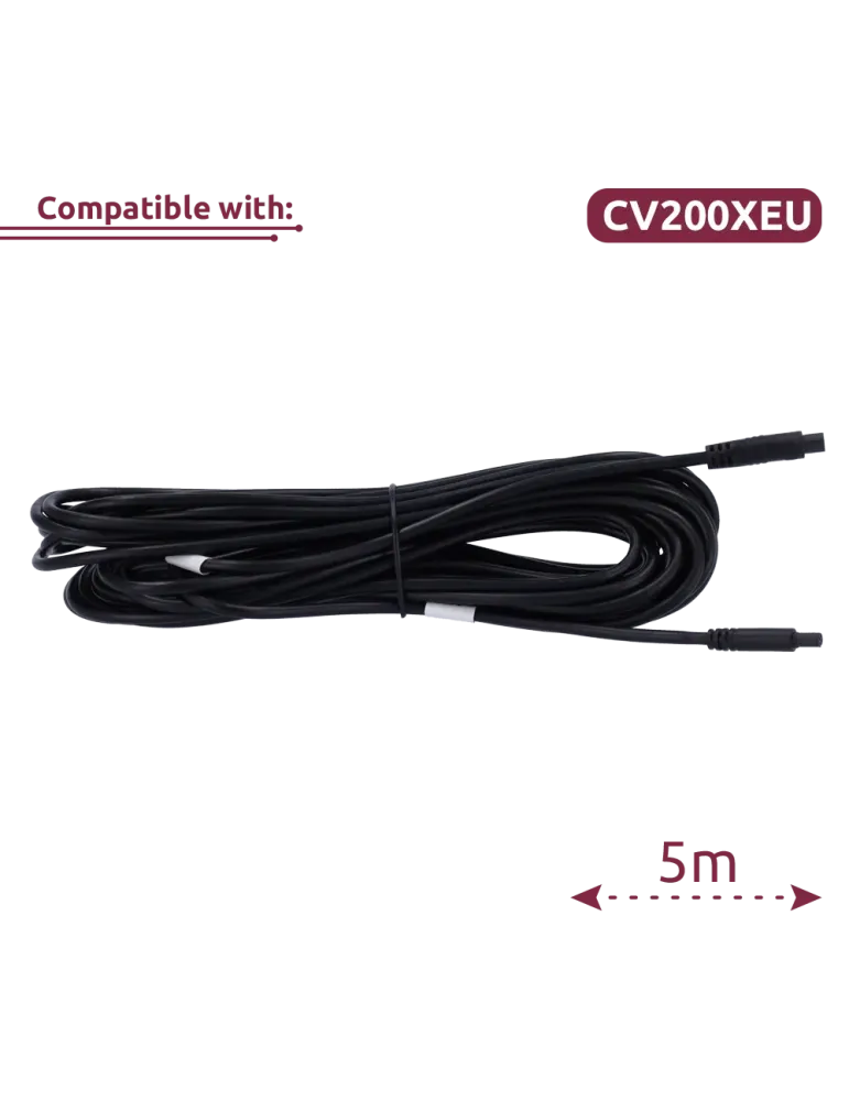 QUECLINK Cable extensor para cámara B2B-5M - Longitud 5M - Compatible