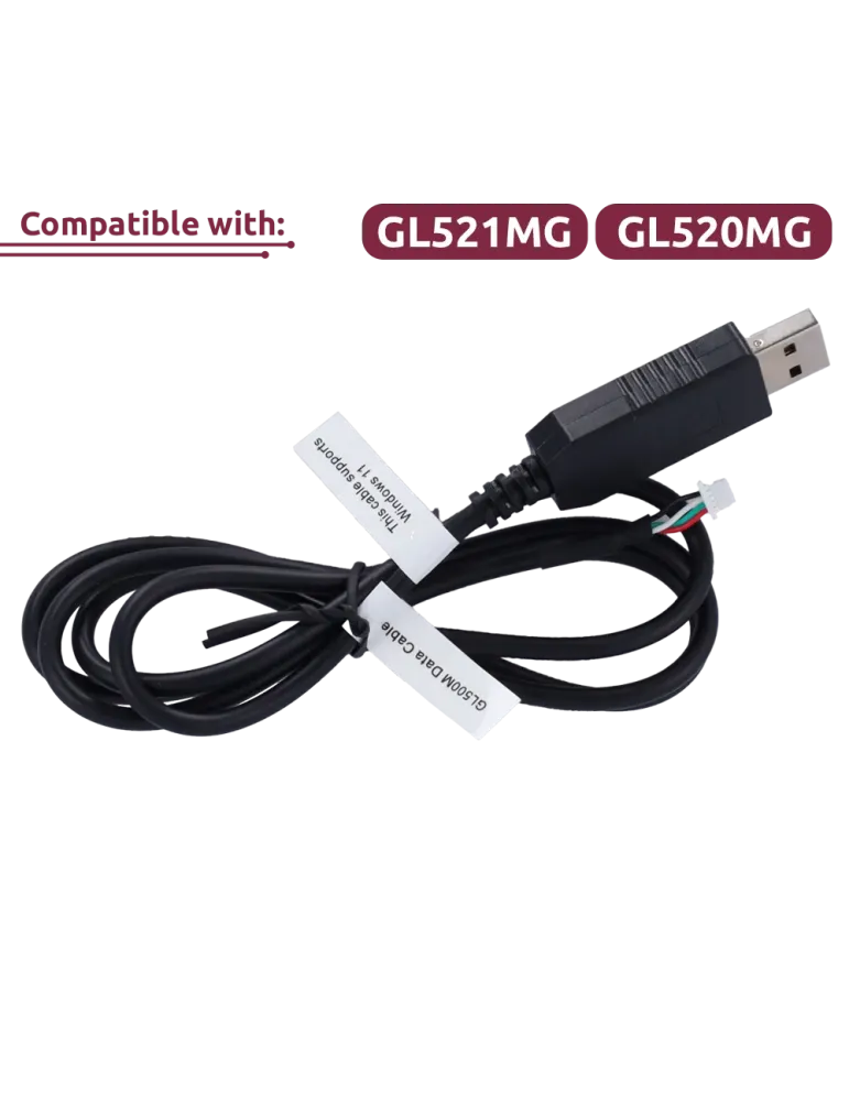QUECLINK Cable de datos para GL500M - Compatible con GL521MG/GL520MG