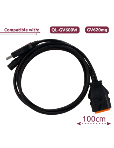 QUECLINK Cable de configuración - Compatible con QL-GV600W y GV620mg -