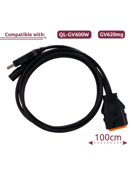 QUECLINK Cable de configuración - Compatible con QL-GV600W y GV620mg -