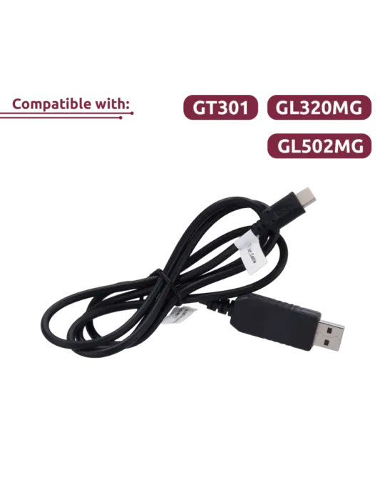 QUECLINK Cable de datos USB tipo C - Compatible con GT301/GL320MG/GL50