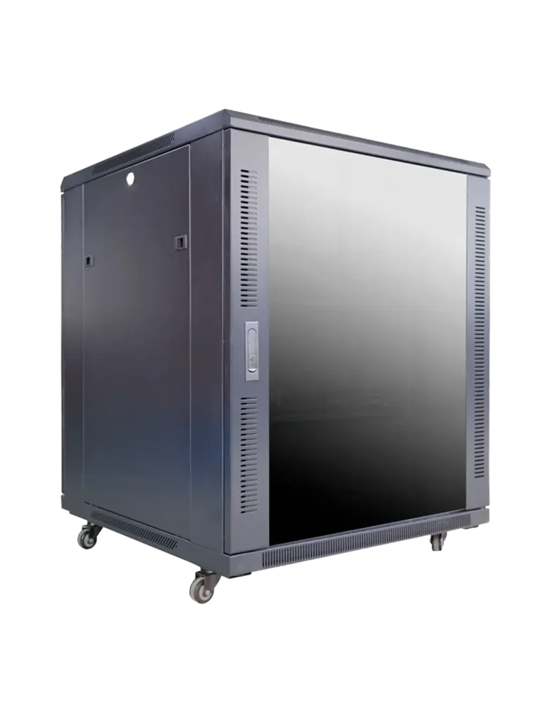 MARCA BLANCA Armario rack para suelo - Hasta 18U rack de 19″(800*800)