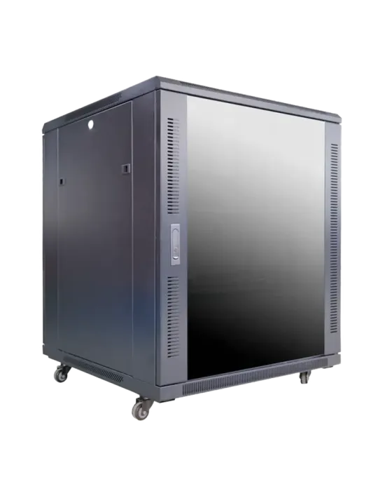 MARCA BLANCA Armario rack para suelo - Hasta 18U rack de 19″(800*800)
