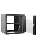 MARCA BLANCA Armario rack para pared - Hasta 6U rack de 10″ - Hasta 15