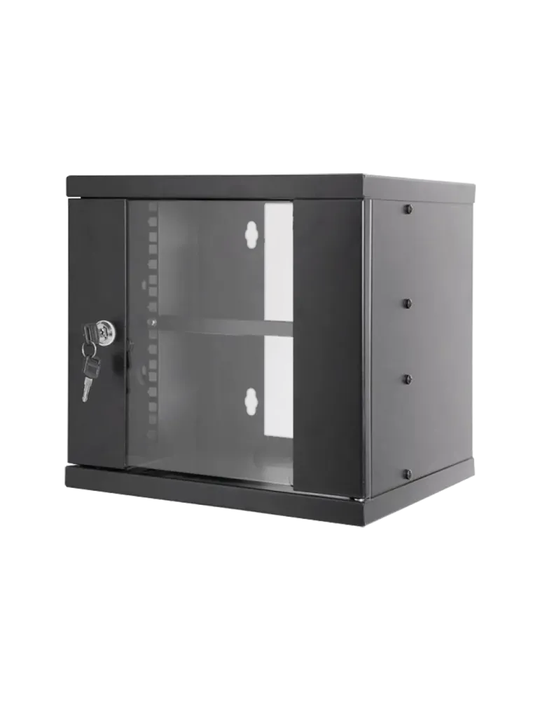 MARCA BLANCA Armario rack para pared - Hasta 6U rack de 10″ - Hasta 15