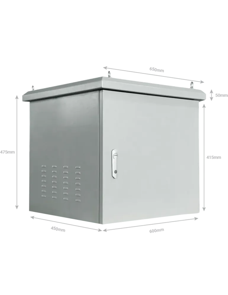 MARCA BLANCA Armario rack para pared - Hasta 9U rack de 19″ - Hasta 10