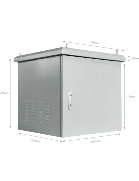 MARCA BLANCA Armario rack para pared - Hasta 9U rack de 19″ - Hasta 10