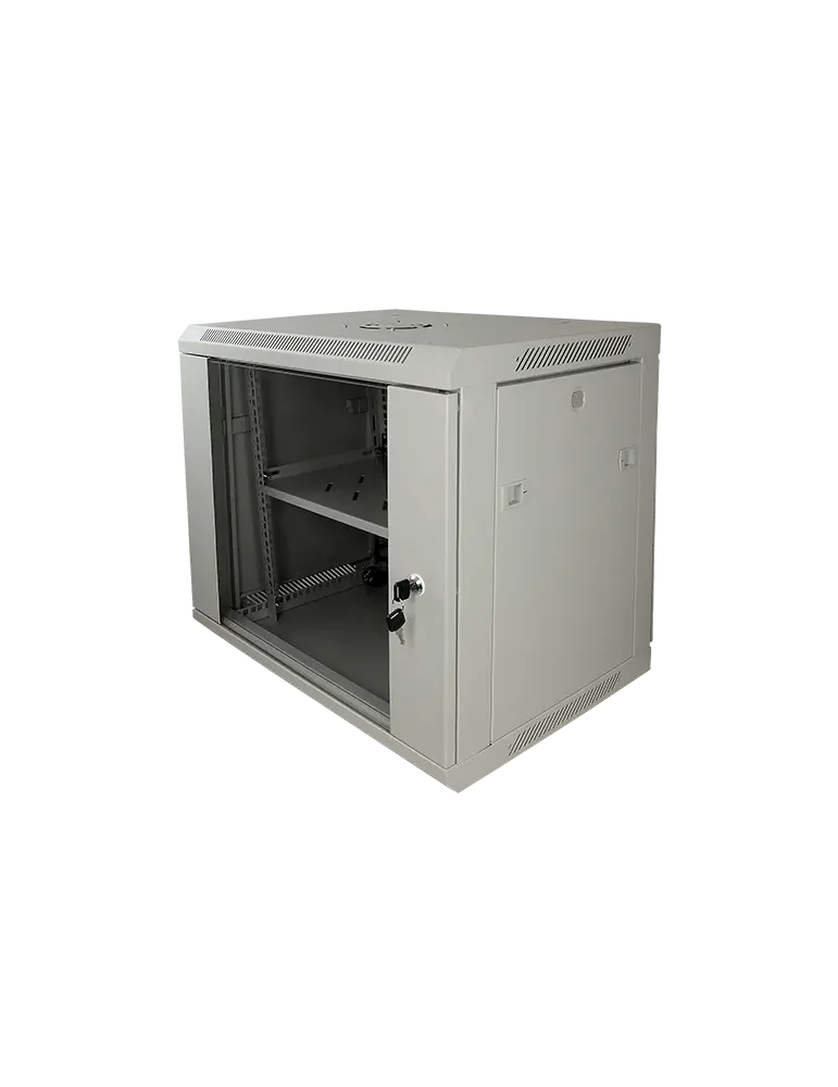 MARCA BLANCA Armario rack para pared - Hasta 9U rack de 19″ - Hasta 10