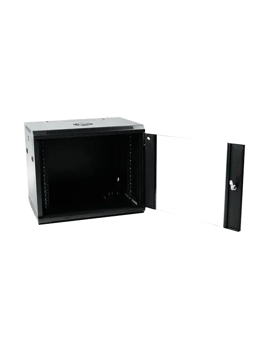MARCA BLANCA Armario rack para pared - Hasta 9U rack de 19″ - Hasta 10