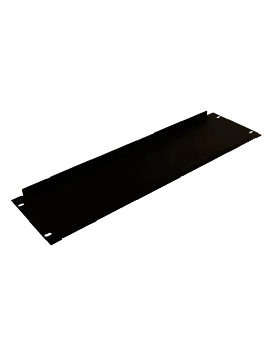 MARCA BLANCA Tapa ciega para rack estándar 19″ - Tamaño 3U - Color neg