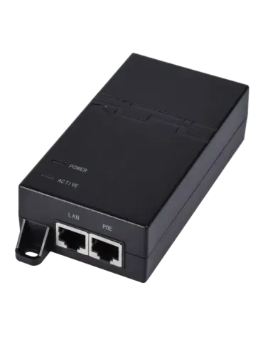 REYEE Ruijie - Inyector PoE IEEE802.3at - Puertos RJ45 10/100/1000 Mbp