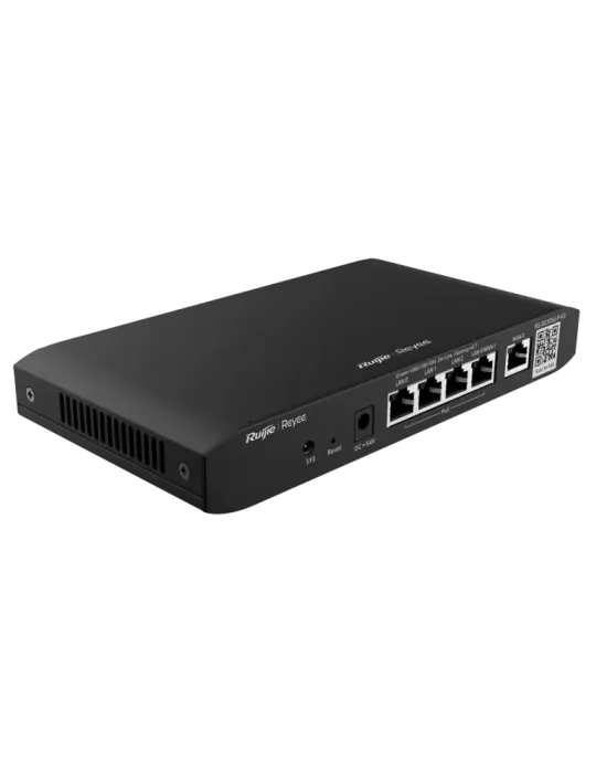 Reyee Router PoE Controlador Cloud - 4 Puertos PoE+ RJ45 GE + 2 Puerto