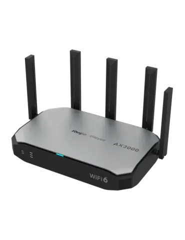 Reyee Router Wi-Fi Cloud con Mesh - Wi-Fi 6 2x2 | 5 Puertos RJ45 10/10