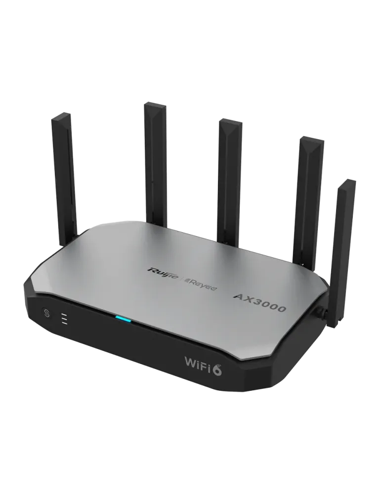 Reyee Router Wi-Fi Cloud con Mesh - Wi-Fi 6 2x2 | 5 Puertos RJ45 10/10