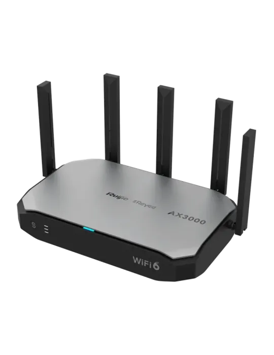 Reyee Router Wi-Fi Cloud con Mesh - Wi-Fi 6 2x2 | 5 Puertos RJ45 10/10