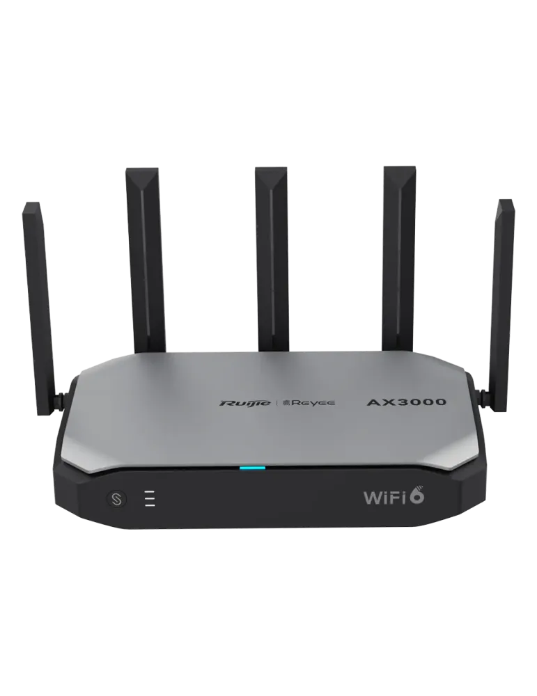 Reyee Router Wi-Fi Cloud con Mesh - Wi-Fi 6 2x2 | 5 Puertos RJ45 10/10