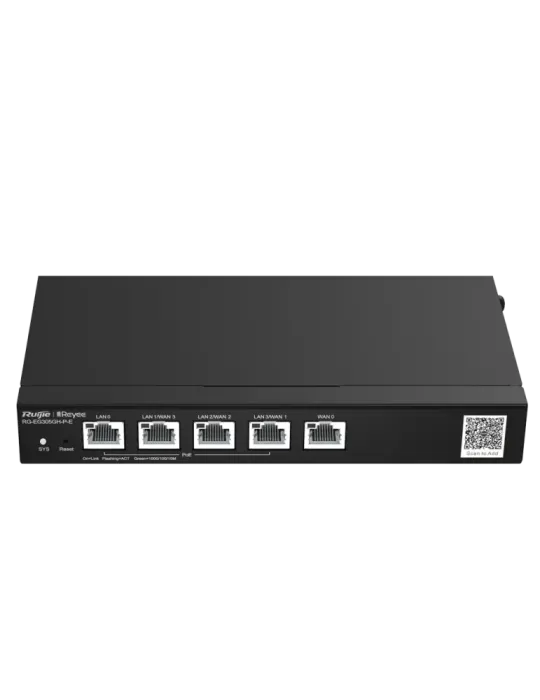 Reyee Router PoE Controlador Cloud - 4 Puertos PoE+ LAN + 1 Puerto WAN