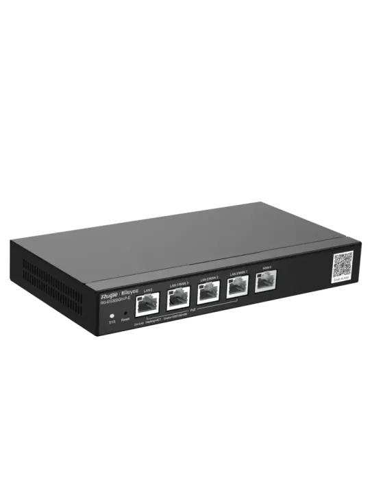 Reyee Router PoE Controlador Cloud - 4 Puertos PoE+ LAN + 1 Puerto WAN
