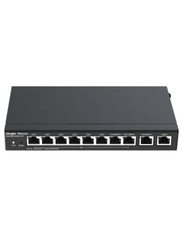 Reyee Router PoE Controlador Cloud - 9 Puertos GE LAN + 1 Puerto GE WA