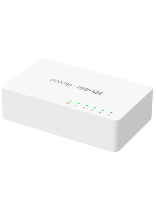 Reyee Switch Sobremesa - Carcasa Plástico - 5 puertos RJ45 - Velocidad
