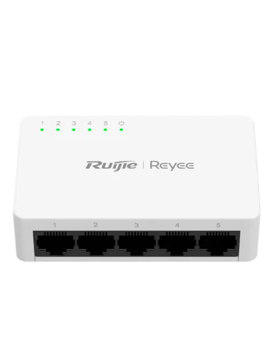 Reyee Switch Sobremesa - Carcasa Plástico - 5 puertos RJ45 - Velocidad