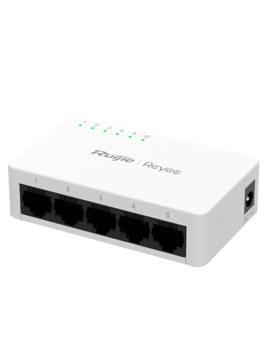Reyee Switch Sobremesa - Carcasa Plástico - 5 puertos RJ45 - Velocidad