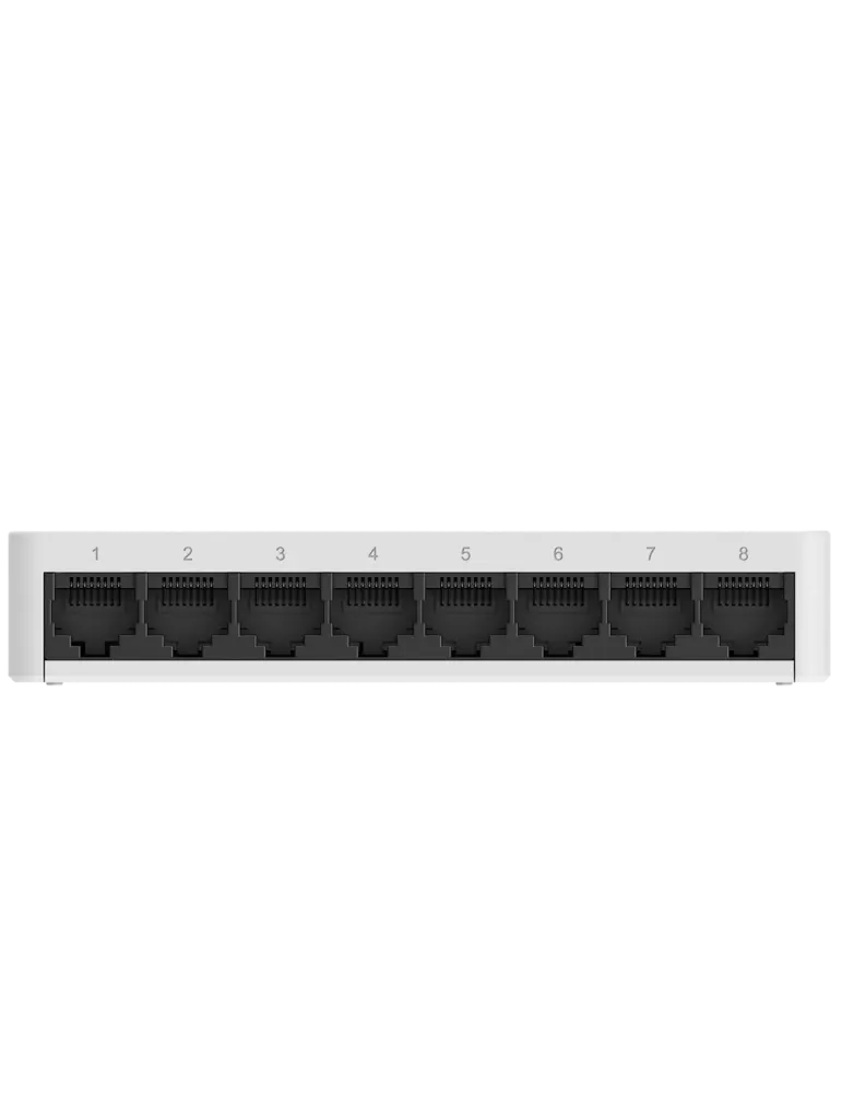 Reyee Switch Sobremesa - Carcasa Plástico - 8 puertos RJ45 - Velocidad