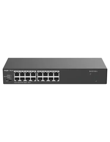 Reyee Switch Sobremesa - Carcasa Metal - Enrackable - 16 puertos RJ45