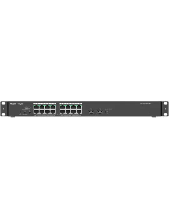 Reyee Switch PoE Sobremesa - 16 Puertos RJ45 + 2 Uplink SFP - 16 Puert