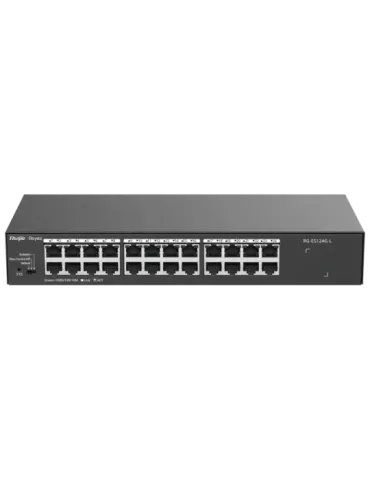 Reyee Switch Sobremesa - Carcasa Metal - Enrackable - 24 puertos RJ45