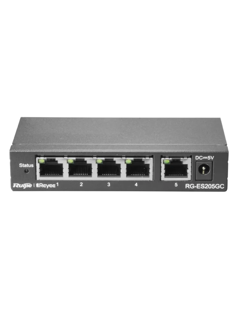 Reyee Switch Cloud - 5 puertos RJ45 Gigabit - Velocidad de puertos 10/
