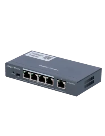Reyee Switch PoE Cloud Gestionable - 4 puertos PoE 802.3af/at + 1 Upli