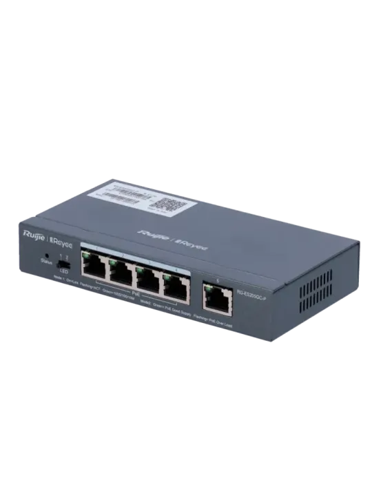Reyee Switch PoE Cloud Gestionable - 4 puertos PoE 802.3af/at + 1 Upli