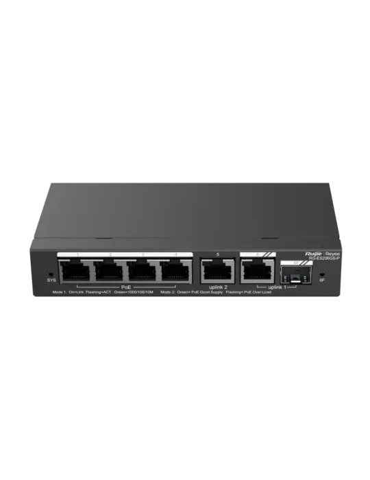 Reyee Switch PoE Cloud - 4 Puertos PoE + 2 Puertos Rj45 + 1 SFP Combo