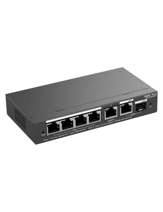 Reyee Switch PoE Cloud - 4 Puertos PoE + 2 Puertos Rj45 + 1 SFP Combo