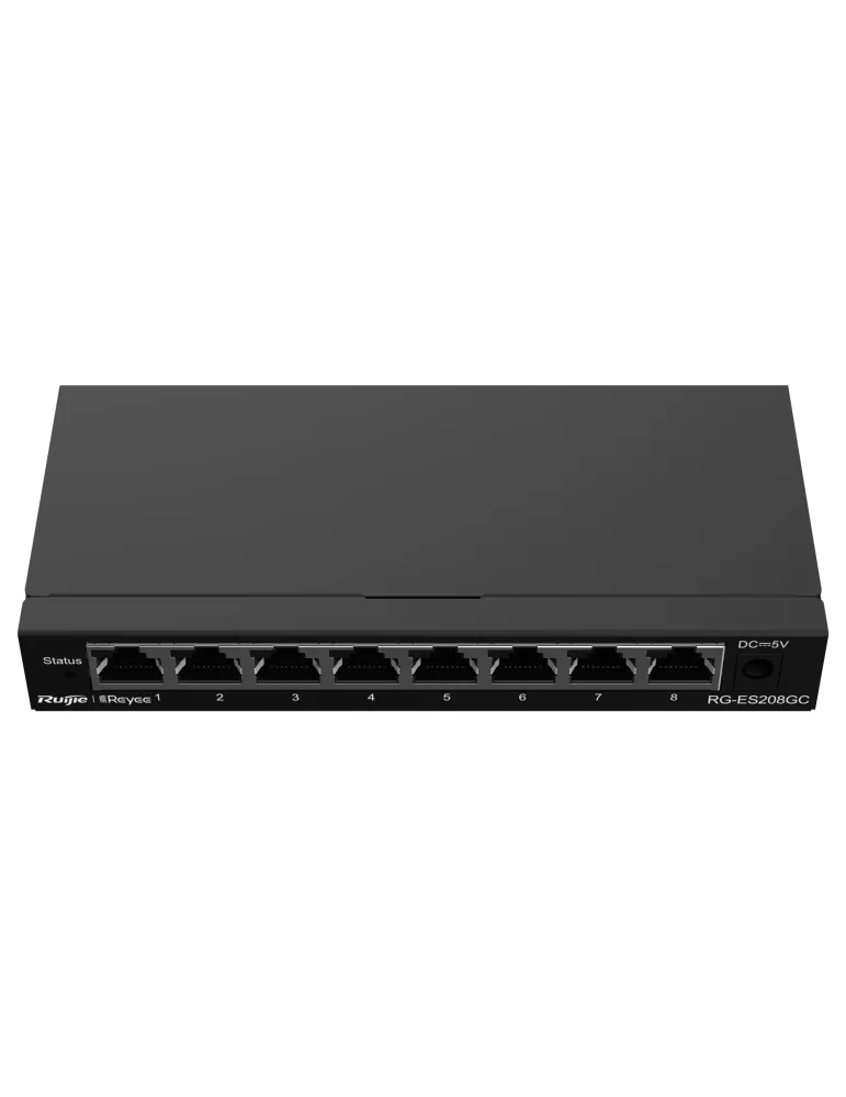 Reyee Switch Cloud - 8 puertos RJ45 Gigabit - Velocidad de puertos 10/