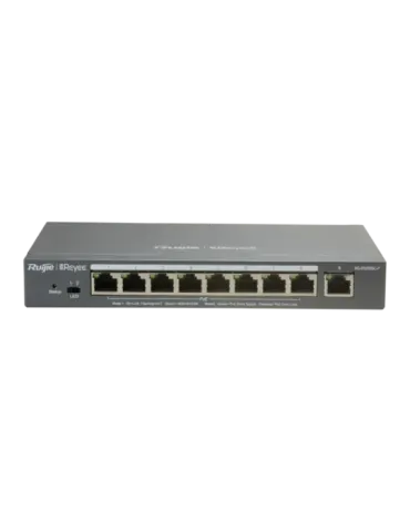 Reyee Switch PoE Cloud Gestionable - 8 puertos PoE 802.3af/at + 1 Upli