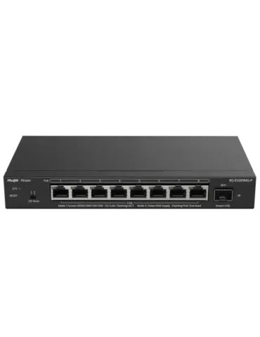 Reyee Switch PoE Cloud Capa 2 - 8 x puertos PoE MultiGigabit y 1 x 10G