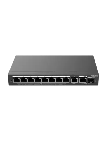 Reyee Switch PoE Cloud Gestionable - 8 puertos PoE + 2 Uplink RJ45 + 1