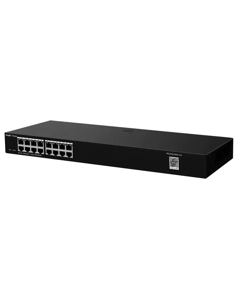 Reyee Switch Cloud - 16 puertos RJ45 Gigabit - Velocidad de puertos 10