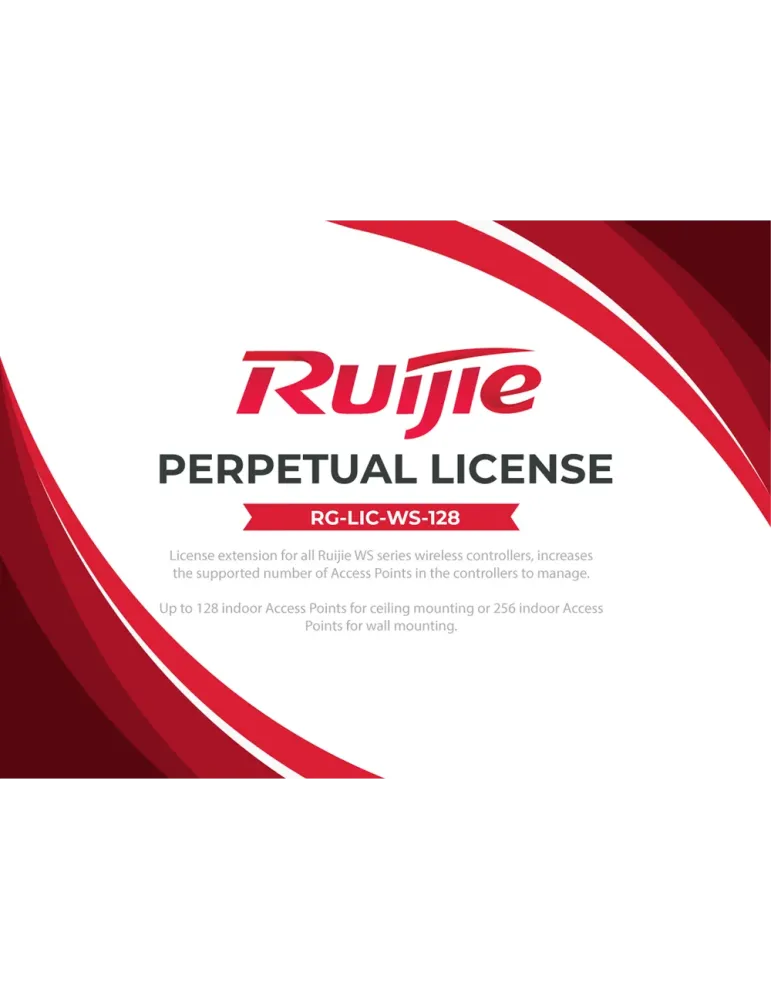 REYEE Licencias para controladora Ruijie serie WS - Incrementa el núme