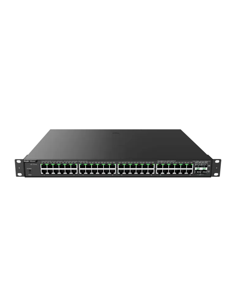 Reyee Switch PoE Cloud Capa 2 - 48 puertos PoE Gigabit + 4 SFP Gigabit