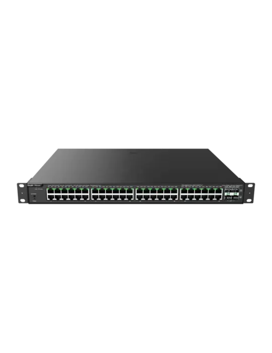 Reyee Switch PoE Cloud Capa 2 - 48 puertos PoE Gigabit + 4 SFP Gigabit
