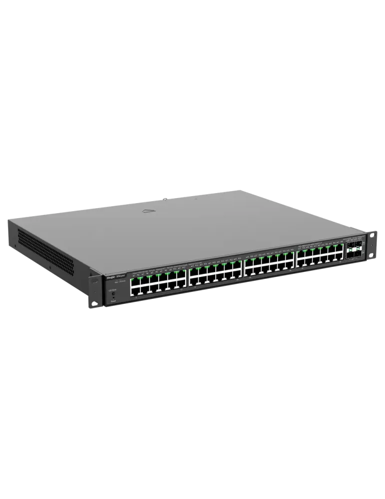 Reyee Switch PoE Cloud Capa 2 - 48 puertos PoE Gigabit + 4 SFP Gigabit