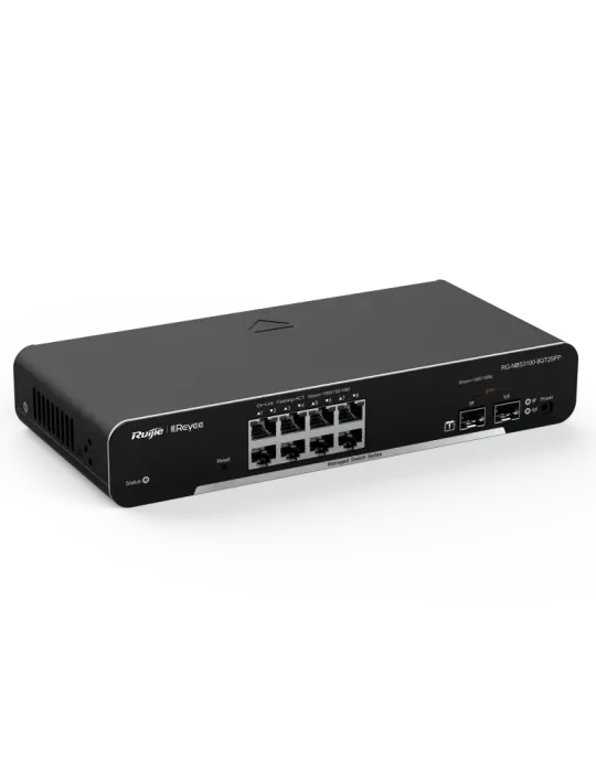 Reyee Switch Cloud Capa 2 - 8 puertos Gigabit+ 2 SFP Gigabit - Velocid